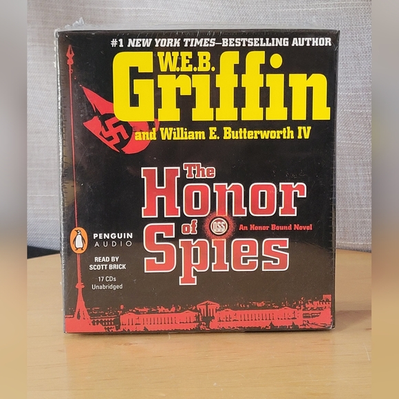 NWT Penguin Audio Unabridged 17 Cds The Honor of Spies by W.E.B. Griffin - Picture 1 of 4